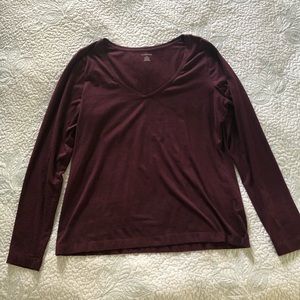 Long sleeve V Neck from Lands’ End [L]